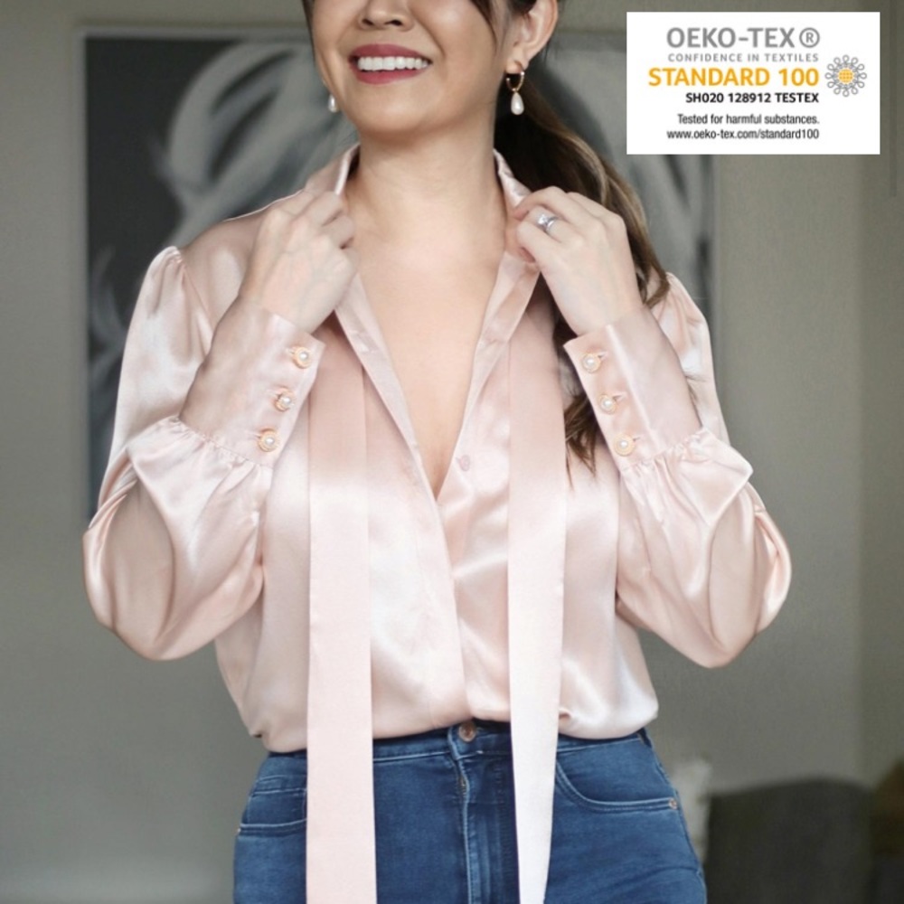 LilySilk x MIM Silk Shirt